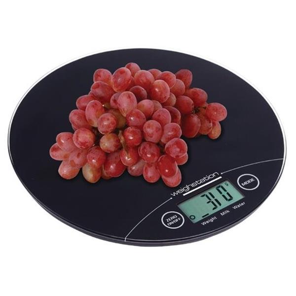 Grote foto weighstation elektronische ronde weegschaal 5kg diversen overige diversen
