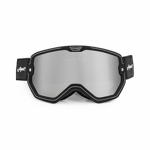 Grote foto torc black checkers mojave classic retro motorbril motoren kleding