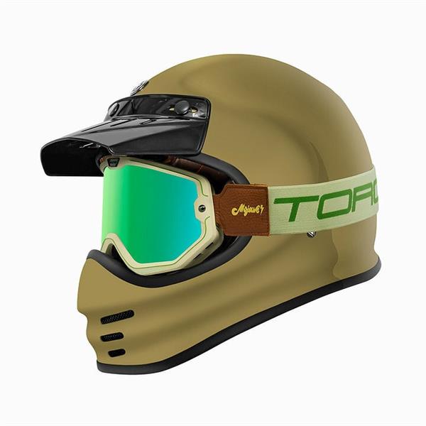 Grote foto torc forza mojave classic retro motorbril motoren kleding