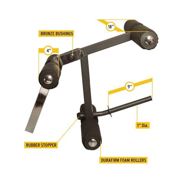 Grote foto body solid glda3 leg developer attachment sport en fitness fitness