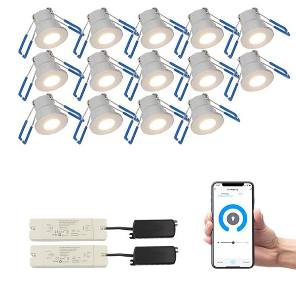 Grote foto smart inbouwspots set buiten 14 stuks huis en inrichting overige