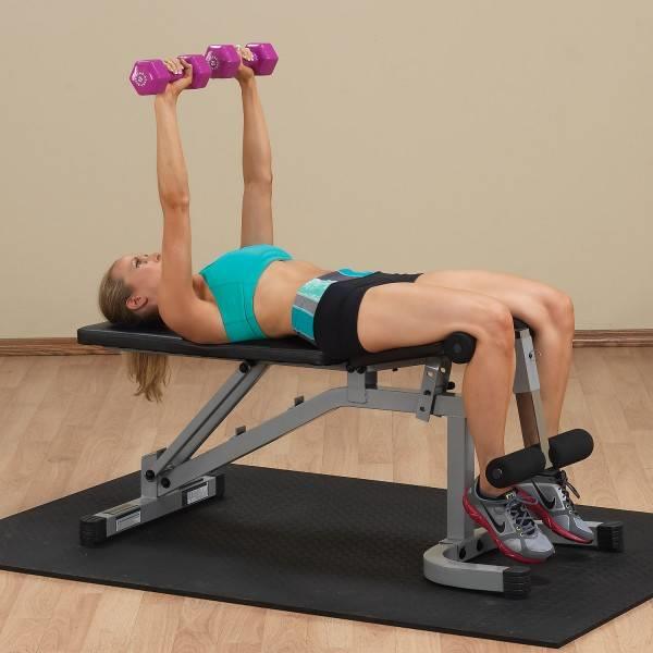 Grote foto powerline pfid130x flat incline decline bench sport en fitness fitness