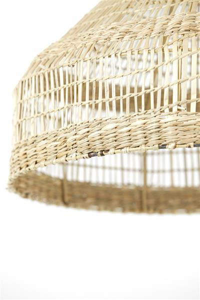 Grote foto latika hanglamp zeegras 45 x h30 cm huis en inrichting bankstellen