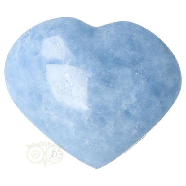 Grote foto blauwe calciet hart nr 31 380 gram verzamelen overige verzamelingen