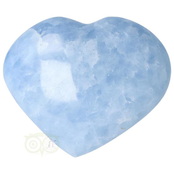 Grote foto blauwe calciet hart nr 31 380 gram verzamelen overige verzamelingen