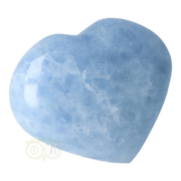 Grote foto blauwe calciet hart nr 31 380 gram verzamelen overige verzamelingen