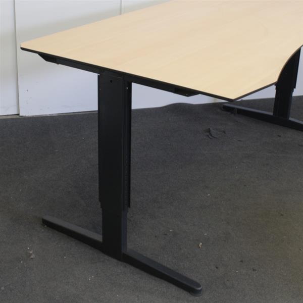 Grote foto slingerbureau antraciet licht peren b180 x d90 80 huis en inrichting stoelen
