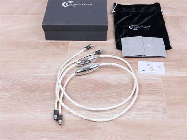 Grote foto crystal cable absolute dream silver highend audio interconnects rca 1 0 metre audio tv en foto onderdelen en accessoires