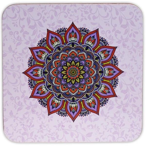 Grote foto mandala onderzetters paars set van 6 huis en inrichting woningdecoratie