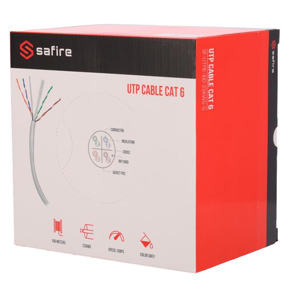 Grote foto utp kabel op rol 100 meter cat6 utpr100 computers en software overige