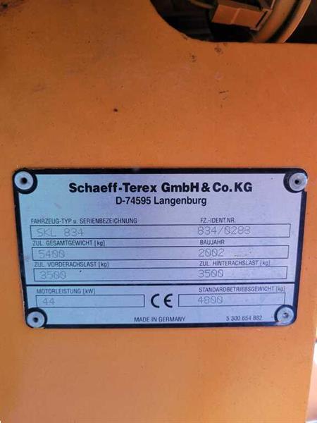 Grote foto schaeff skl834 wiellader shovel terex tl80 agrarisch shovels