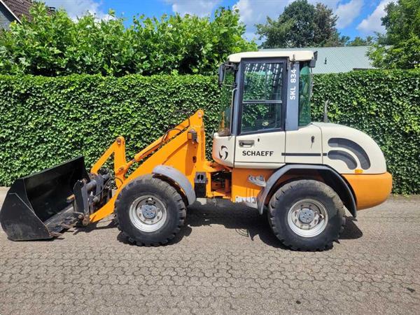 Grote foto schaeff skl834 wiellader shovel terex tl80 agrarisch shovels