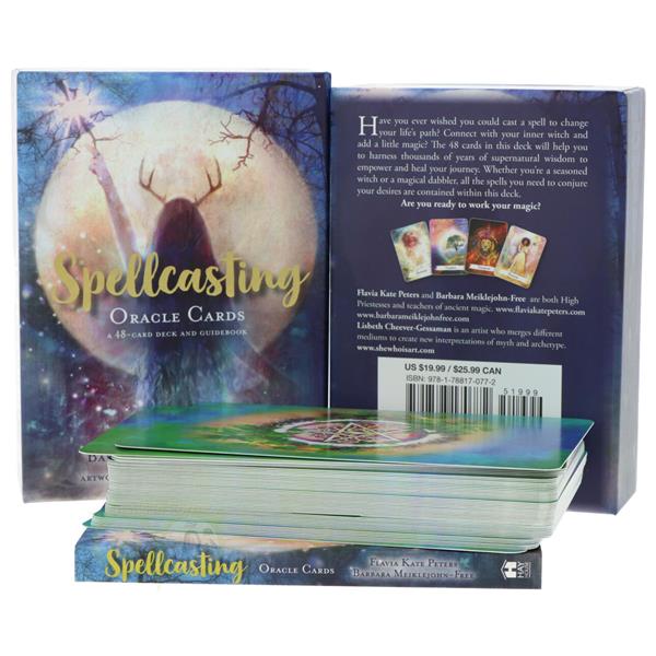 Grote foto spellcasting oracle cards flavia kate peters boeken overige boeken