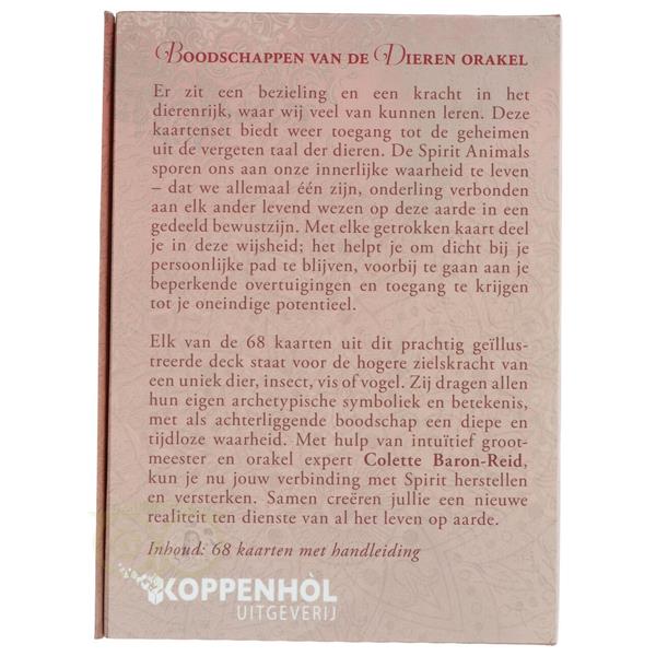 Grote foto boodschappen van de dieren orakel colette baron reid boeken overige boeken