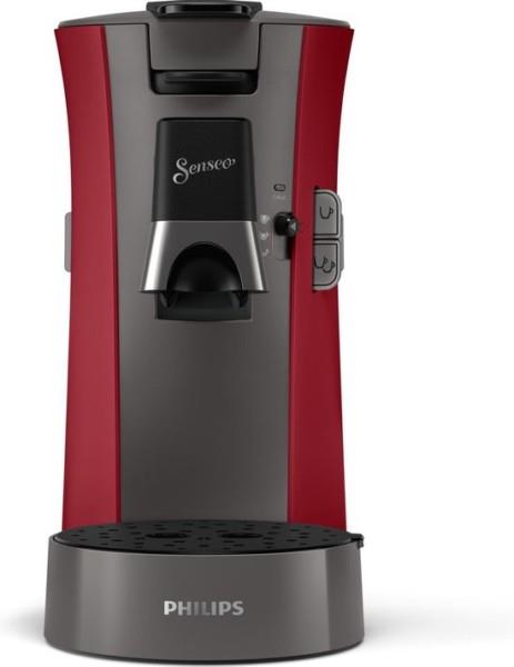 Grote foto philips senseo select csa230 90 koffiepadapparaat dieprood en kasjmiergrijs lichte gebruiksspor witgoed en apparatuur koffiemachines en espresso apparaten