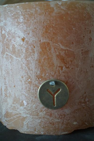 Grote foto candle rustic honey brown h10 x d10 cm huis en inrichting woningdecoratie