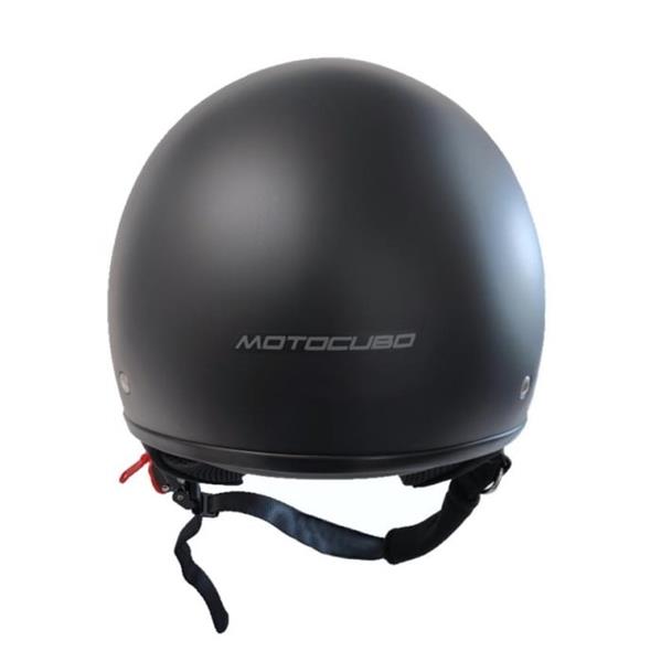 Grote foto motocubo bat jethelm met extern vizier mat zwart motoren kleding