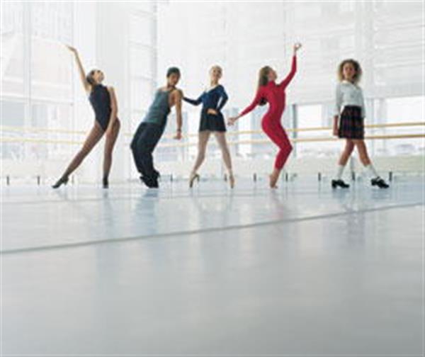 Grote foto ballet en dansvloeren. sport en fitness dansen en ballet