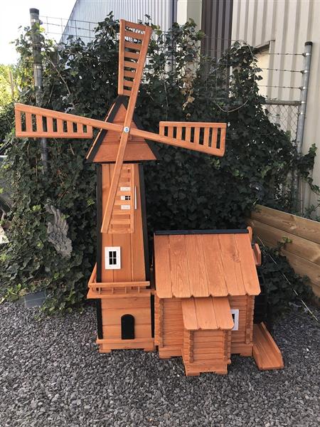 Grote foto windmolen met watermolen 160 cm ge mpregneerd hout tuin en terras tuindecoratie