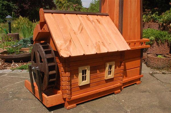 Grote foto windmolen met watermolen 160 cm ge mpregneerd hout tuin en terras tuindecoratie