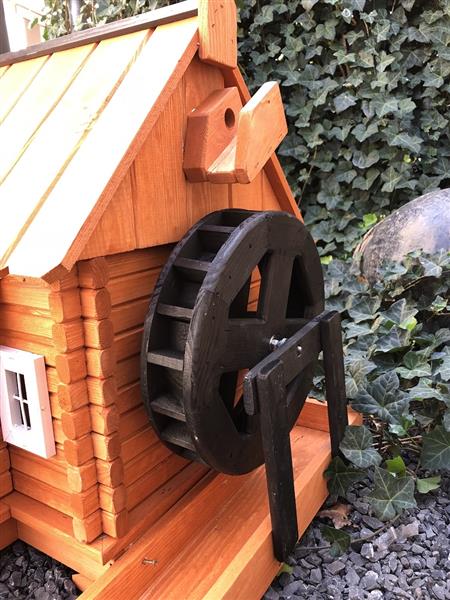 Grote foto windmolen met watermolen 160 cm ge mpregneerd hout tuin en terras tuindecoratie