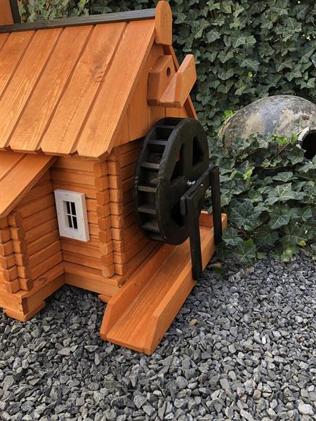 Grote foto windmolen met watermolen 160 cm ge mpregneerd hout tuin en terras tuindecoratie