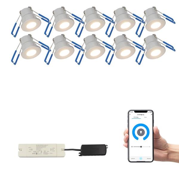 Grote foto smart led verlichting overkapping set 10 huis en inrichting overige