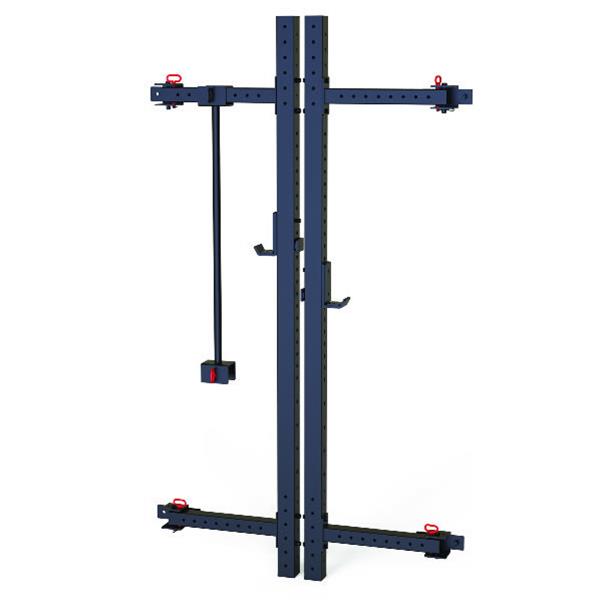 Grote foto toorx fitness wall rack wlx 2800 inklapbaar sport en fitness fitness