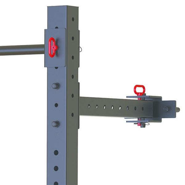 Grote foto toorx fitness wall rack wlx 2800 inklapbaar sport en fitness fitness