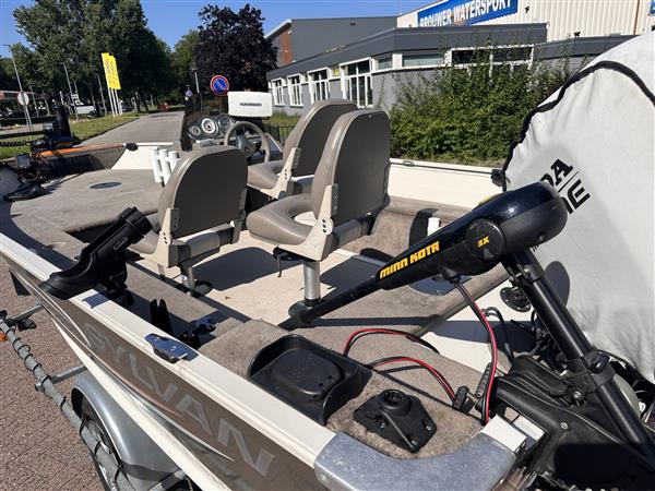 Grote foto sylvan 1600 visboot veel opties honda 75 buitenboordmotor watersport en boten motorboten en jachten