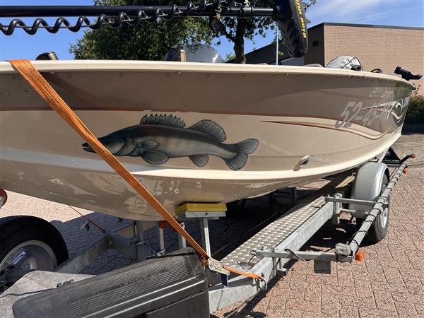 Grote foto sylvan 1600 visboot veel opties honda 75 buitenboordmotor watersport en boten motorboten en jachten