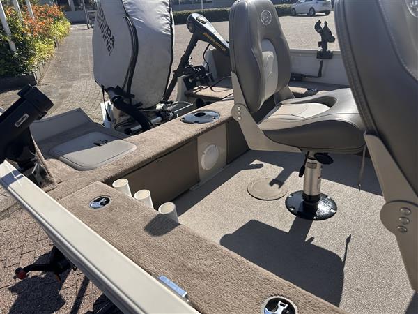 Grote foto sylvan 1600 visboot veel opties honda 75 buitenboordmotor watersport en boten motorboten en jachten