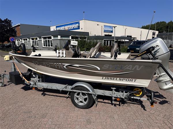 Grote foto sylvan 1600 visboot veel opties honda 75 buitenboordmotor watersport en boten motorboten en jachten