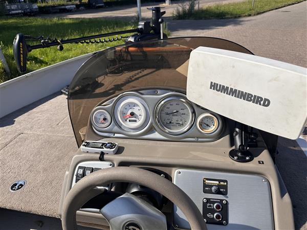 Grote foto sylvan 1600 visboot veel opties honda 75 buitenboordmotor watersport en boten motorboten en jachten