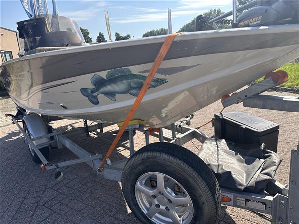 Grote foto sylvan 1600 visboot veel opties honda 75 buitenboordmotor watersport en boten motorboten en jachten
