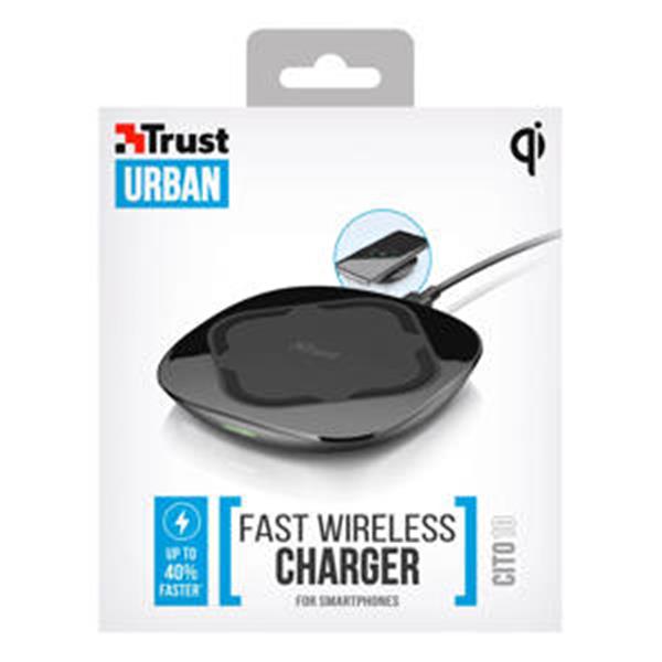 Grote foto trust urban cito10 draadloze qi oplader telecommunicatie opladers en autoladers