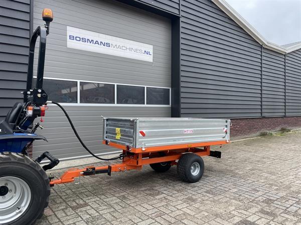 Grote foto boxer ht15 kipwagen kipper nieuw voor minitractor agrarisch aanhangwagens
