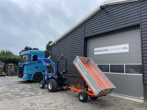 Grote foto boxer ht15 kipwagen kipper nieuw voor minitractor agrarisch aanhangwagens