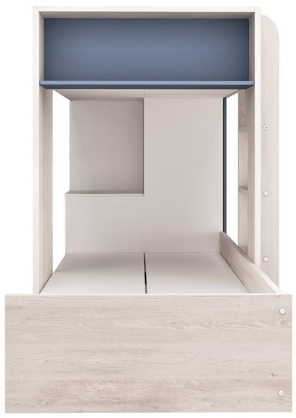 Grote foto maxim multifunctioneel stapelbed 90x190 blauw trasman huis en inrichting bedden