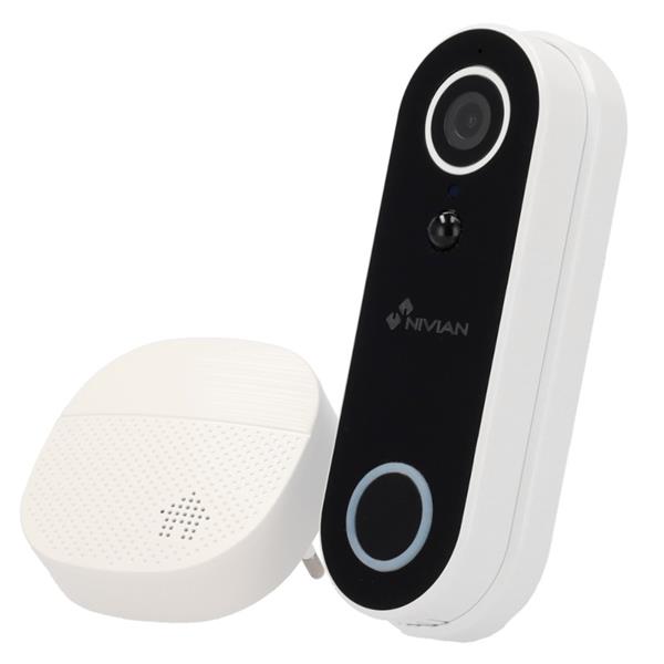 Grote foto nivian full hd wifi deurbel kit smart home micro sd kaart audio ipc db1 audio tv en foto videobewakingsapparatuur