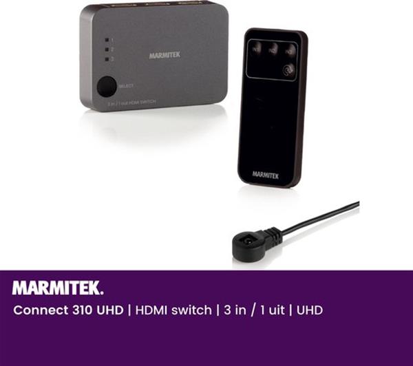 Grote foto marmitek hdmi switch connect 310 uhd hdmi switch 4k hdmi switch 3 poorts cec edid verpakk computers en software netwerkkaarten routers en switches