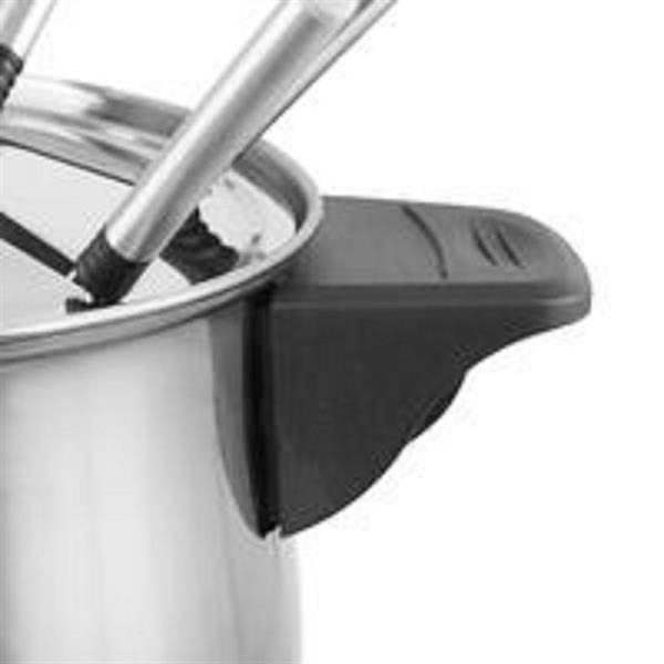 Grote foto emerio ft 110852.3 fondue set 8 personen inhoud 3l regelbare thermostaat indicatie lampje witgoed en apparatuur kookplaten en gasstellen