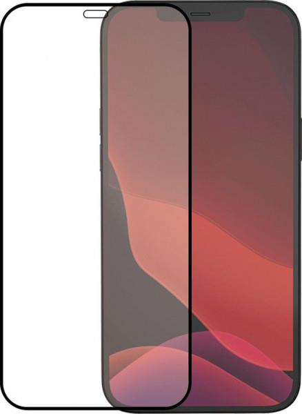Grote foto azuri tempered glass flatt rinox armor zwart frame iphone 12 iphone 12 pro telecommunicatie mobieltjes