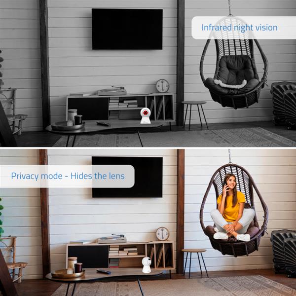 Grote foto nivian 4mp wifi binnencamera smart home smart tracking audio ipc is5 audio tv en foto videobewakingsapparatuur