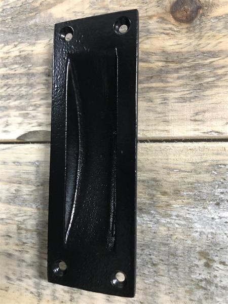 Grote foto komgreep schuifdeur handvat mat zwart doe het zelf en verbouw materialen en producten