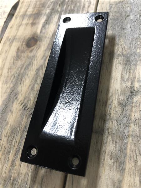 Grote foto komgreep schuifdeur handvat mat zwart doe het zelf en verbouw materialen en producten