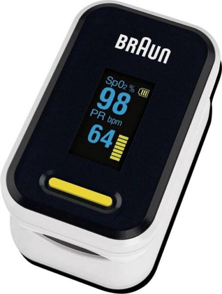 Grote foto braun yk 81ceu pulse oximeter 1 niet compleet lanyard het koortje ontbreekt sport en fitness onderdelen en accessoires