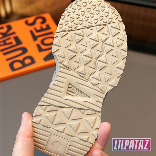 Grote foto hulckz beige maat 26 35 kindersneakers maat 35 kinderen en baby schoenen voor meisjes