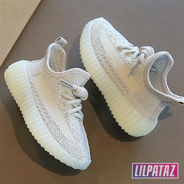 Grote foto ghostz grey maat 21 30 kindersneakers maat 25 kinderen en baby schoenen voor meisjes