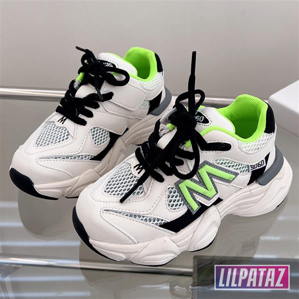 Grote foto styloz off white green maat 26 37 kindersneakers maat 27 kinderen en baby schoenen voor meisjes